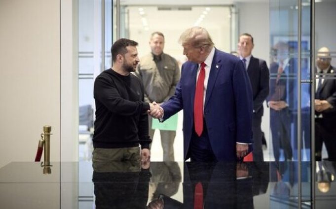 Зеленський про зустріч з Трампом: Маємо спільний погляд на те, що війна в Україні має... Зеленський-про-зустріч-з-Трампом:-Маємо-спільний-погляд-на-те,-що-війна-в-Україні-має.
