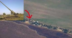 Українські захисники виявили та знищили російську САУ “Піон”. ВIДЕО Українські-захисники-виявили-та-знищили-російську-САУ-“Піон”.-ВiДЕО