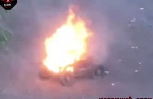 Бійці 72 ОМБр знищили наземний російський дрон. ВIДЕО Бійці-72-ОМБр-знищили-наземний-російський-дрон.-ВiДЕО