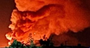 В окупованому Криму вночі лунали вибухи: горить нафтобаза у Феодосії. ВIДЕО В-окупованому-Криму-вночі-лунали-вибухи:-горить-нафтобаза-у-Феодосії.-ВiДЕО