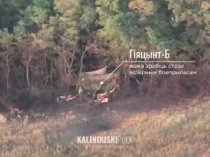 Білоруські добровольці знищили замасковану ворожу гармату 2А36 “Гіацинт-Б”. ВIДЕО Білоруські-добровольці-знищили-замасковану-ворожу-гармату-2А36-“Гіацинт-Б”.-ВiДЕО