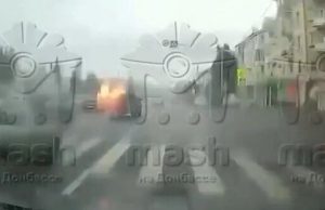 В окупованому Луганську вибухнув автомобіль із російським офіцером. ВIДЕО В-окупованому-Луганську-вибухнув-автомобіль-із-російським-офіцером.-ВiДЕО