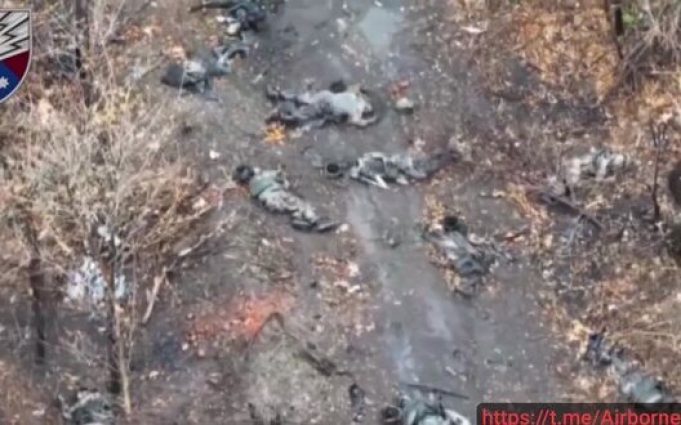 Близько 15 ліквідованих російських штурмовиків валяються на полі бою. ВIДЕО 18+ Близько-15-ліквідованих-російських-штурмовиків-валяються-на-полі-бою.-ВiДЕО-18+