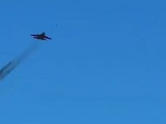 Пуск американської ракети AGM-88 HARM по позиціям окупантів. ВIДЕО Пуск-американської-ракети-agm-88-harm-по-позиціям-окупантів.-ВiДЕО