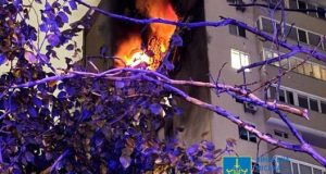 Наслідки влучання “Шахеда” в багатоповерхівку у Солом’янському районі Києва. ФОТОрепортаж Наслідки-влучання-“Шахеда”-в-багатоповерхівку-у-Солом’янському-районі-Києва.-ФОТОрепортаж