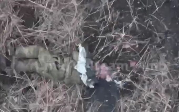 Окупант втратив голову після скиду із українського дрона. ВIДЕО 18+ Окупант-втратив-голову-після-скиду-із-українського-дрона.-ВiДЕО-18+