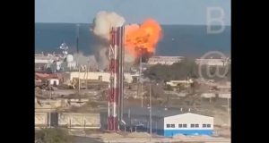 У російському Каспійську дрони атакували порт. ВIДЕО У-російському-Каспійську-дрони-атакували-порт.-ВiДЕО
