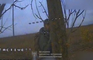 Російський загарбник ховається за деревом від дрона-камікадзе на Курщині. ВIДЕО Російський-загарбник-ховається-за-деревом-від-дрона-камікадзе-на-Курщині.-ВiДЕО
