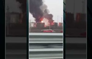 Горить нафтобаза в Ростові (ВІДЕО) Горить нафтобаза в Ростові (ВІДЕО)