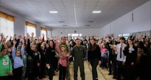 Льотчик-винищувач, Герой України Вадим Ворошилов KARAYAY зустрівся з учнями ліцеїв у Нововолинську (ВІДЕО) Льотчик-винищувач, Герой України Вадим Ворошилов KARAYAY зустрівся з учнями ліцеїв у Нововолинську (ВІДЕО)
