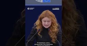 Волонтерка виступила у Європарламенті (ВІДЕО) Волонтерка виступила у Європарламенті (ВІДЕО)