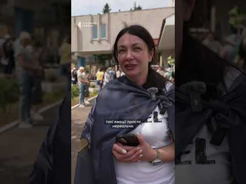 Дочекалася чоловіка з полону (ВІДЕО) Дочекалася чоловіка з полону (ВІДЕО)