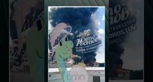 МАСШТАБНА ПОЖЕЖА в Ростові (ВІДЕО) МАСШТАБНА ПОЖЕЖА в Ростові (ВІДЕО)