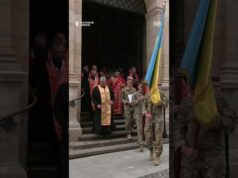 Попрощались з військовими, які загинули у катастрофі Іл-76 (ВІДЕО) Попрощались з військовими, які загинули у катастрофі Іл-76 (ВІДЕО)