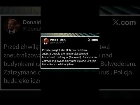 Поляки ЗБИЛИ ДРОН НАД УРЯДОВИМ КВАРТАЛОМ (ВІДЕО) Поляки ЗБИЛИ ДРОН НАД УРЯДОВИМ КВАРТАЛОМ (ВІДЕО)