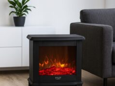 Електричний камін Adler AD 7754: Тепло та магія 3D-полум’я для вашого дому Електричний камін Adler AD 7754: Тепло та магія 3D-полум'я для вашого дому