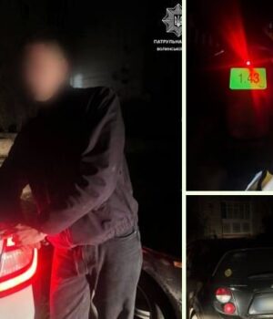 У-Луцьку-на-вулиці-Кравчука-патрульні-спіймали-п’яного-водія У-Луцьку-на-вулиці-Кравчука-патрульні-спіймали-п’яного-водія
