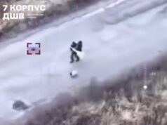 На Харківщині росіяни зняли, як вбили двох беззбройних людей і собаку, що йшли з білим... На-Харківщині-росіяни-зняли,-як-вбили-двох-беззбройних-людей-і-собаку,-що-йшли-з-білим.