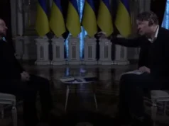 Під час інтерв'ю Зеленського The Guardian у Маріїнському палаці зникло світло. Під-час-інтерв'ю-Зеленського-the-guardian-у-Маріїнському-палаці-зникло-світло.