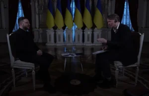 У Маріїнському палаці зникло світло під час інтерв’ю Зеленського У Маріїнському палаці зникло світло під час інтерв’ю Зеленського