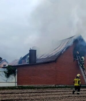 У-селі-біля-Луцька-пожежники-майже-годину-гасили-господарську-споруду