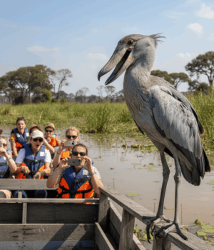 Здатний-відрізати-голови-крокодилам:-птах,-схожий-на динозавра,-шокував-туристів