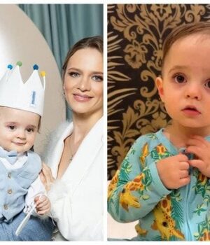 Дружина-Козловського-показала-їхнього-підрослого-однорічного-сина-й замилувала-його-розмовою