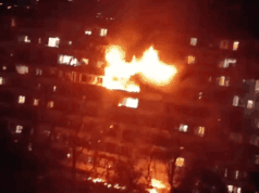 У Києві влучання по житлових будинках: є пожежі та постраждалий (відео) У Києві-влучання-по житлових-будинках:-є-пожежі-та постраждалий-(відео)