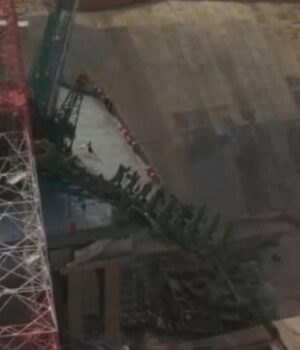 Під-час-запуску-російського-космічного-корабля-на-Байконурі-пошкоджений-стартовий-комплекс