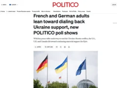 У Франції та Німеччині зменшується підтримка допомоги Україні — Politico У Франції та Німеччині зменшується підтримка допомоги Україні — Politico