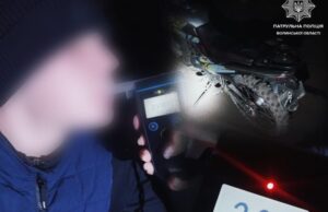 На Волині неповнолітній уночі гасав п’яний на мотоциклі На-Волині-неповнолітній-уночі-гасав-п’яний-на-мотоциклі