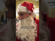 В костюмі Санти і на протезах вітає ветеранів (ВІДЕО) В костюмі Санти і на протезах вітає ветеранів (ВІДЕО)