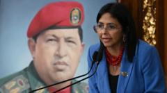 “Тигриця, яка бореться на смерть”. Хто така Делсі Родрігес, яка зайняла місце Мадуро у Венесуелі “Тигриця,-яка-бореться-на-смерть”.-Хто-така-Делсі-Родрігес,-яка-зайняла-місце-Мадуро-у-Венесуелі