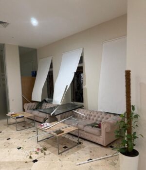 У Києві-постраждало-посольство-Катару:-який-вигляд-воно-має-після-нічної-атаки-РФ (фото)