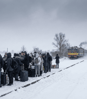 Пасажири-“Укрзалізниці”-застрягли-в-Польщі:-людей-кинули-на-морозі-просто-неба