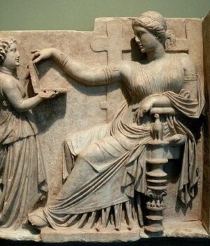 “Доказ”-подорожей-у часі:-Мережу-збурила-давньогрецька-статуя-з “ноутбуком”