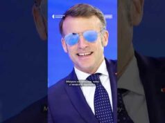 Трамп висміяв Макрона у сонцезахисних окулярах в Давосі (ВІДЕО) Трамп висміяв Макрона у сонцезахисних окулярах в Давосі (ВІДЕО)