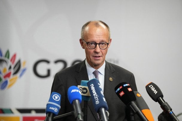 Мерц дав оцінку тристороннім переговорам України, США та Росії в ОАЕ Мерц-дав-оцінку-тристороннім-переговорам-України,-США-та Росії-в ОАЕ