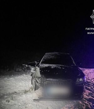 Сказав,-що-пив-після-ДТП:-на-Волині-водій-audi-зіткнувся-з-вантажівкою