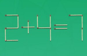 Тільки 2% людей можуть з першої спроби перетягнути сірник, щоб рівність стала правильною Тільки-2%-людей-можуть-з-першої-спроби-перетягнути-сірник,-щоб-рівність-стала-правильною