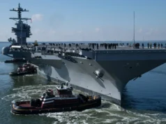Новітній атомний авіаносець США "Джон Ф. Кеннеді" вийшов на ходові випробування Новітній-атомний-авіаносець-США-"Джон-Ф.-Кеннеді"-вийшов-на-ходові-випробування