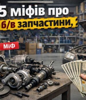 5 міфів про б/в запчастини, які коштують вам зайвих грошей