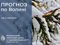 Якою буде погода у Луцьку та на Волині у понеділок, 2 лютого Якою-буде-погода-у-Луцьку-та-на-Волині-у-понеділок,-2-лютого