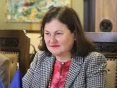 На руїнах ТЕЦ-4 Матернова заявила про гнів щодо дій росіян На руїнах ТЕЦ-4 Матернова заявила про гнів щодо дій росіян