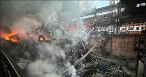 ДТЕК показав стан теплоелектростанцій до та після російських ударів ДТЕК показав стан теплоелектростанцій до та після російських ударів