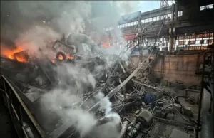 ДТЕК показав стан теплоелектростанцій до та після російських ударів ДТЕК показав стан теплоелектростанцій до та після російських ударів