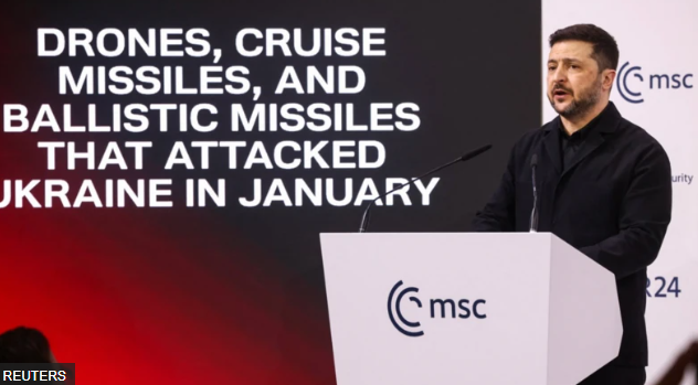 Втрати росіян, гарантії безпеки, потреба в ракетах: про що говорив Зеленський у виступі в Мюнхені Втрати-росіян,-гарантії-безпеки,-потреба-в-ракетах:-про-що-говорив-Зеленський-у-виступі-в-Мюнхені