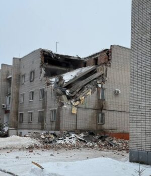 Вибухнула-військова-комендатура-в Ленінградській-області-РФ (фото)