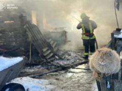 На Волині вщент згоріла господарська будівля На-Волині-вщент-згоріла-господарська-будівля