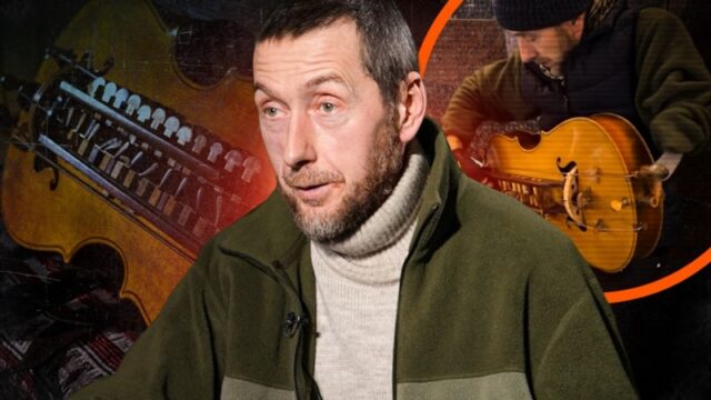 Тарас Козуб: Ветеран, музикант і майстер старосвітських інструментів Біг-за-«Бредлі»-Втратив-руку,-але-вижив-Знову-грає-на-лірі.-Як?-Історія-Тарася-Козуба